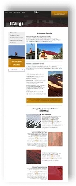 Projekt SPECMAL - widok desktop, strona druga